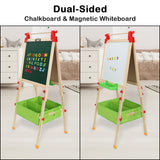 Children's Lift able Easel with Top Shaft and Non-Woven Storage HB-D126S