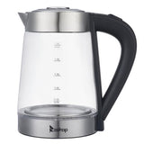 ZOKOP HD-250 110V 1500W 2.5L Electric Kettle with Blue Glass *