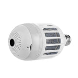 IP Camera - Light Bulb Design, Bug Zapper, Motion Detection, App Support, 128GB SD Card Recording, 960p, 120 Lumen LED