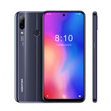 HOMTOM P30 Pro 4GB 64GB 4000mAh 6.41 Inch Android 9.0 Glass Case Mobile Phone Face ID 13MP MT6763 Octa Core 4G FDD-LTE Smartphone blue