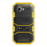 Ken Xin Da W6 Rugged Smartphone - IP68 Waterproof, Dust Proof, Shock Proof, 4G, Android 6.0, Dual SIM (Yellow)