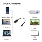 USB-C Type-C to HDMI HDTV Adapter Cable for Samsung S9 S8 Note 8 MacBook