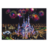 Creative DIY Scratch Bright City Night View Scraping Painting World Sightseeing Pictures as GiftsNBEA