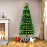 7.5FT Fiber Optic Christmas Tree with 260 LED Lamps & 260 Branches **