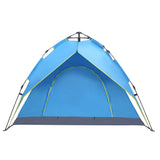 2-3 Person Double-Deck Tow-Door Hydraulic Automatic Tent Free Build Outdoor Tent Blue **