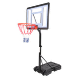 HY-B064S Portable Movable Swimming Pool PVC Transparent Backboard Basketball Stand (Basket Adjustment Height 1.15m-1.35m) Maximum Applicable For 7 # Ball