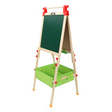 Children's Lift able Easel with Top Shaft and Non-Woven Storage HB-D126S