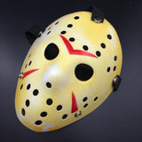 Horror Cosplay Costume Halloween Mask Masquerade Scary Killer Mask Props yellow