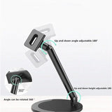 Bracket For Switch/Mobile Phone/Tablet 360ø Rotatable Adjustment Holder Universal Multi-function Bracket black