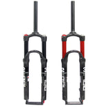 BOLANY Mountain Biycle Front Fork MTB Suspension Air Fork 26 inches 27.5 inches red inner tube_27.5 inch