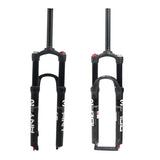 BOLANY Mountain Biycle Front Fork MTB Suspension Air Fork 26 inches 27.5 inches black inner tube_29 inch