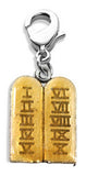 Ten Commandments Charm Dangle