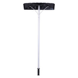 Oshion Extendable Aluminum Snow Rake, 5ft-20ft Sturdy Lightweight PP Snow Removal Tool with Wide Blade & 5-Section Tubes & TPE Anti-Skid Handle, Suitable for Clearing Roof Vehicle Snow, Wet Leaves,Dri **