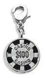 Casino Chip Charm Dangle