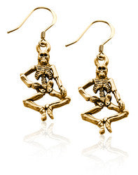 Skeleton Charm Earrings