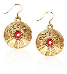 Rock On CD Charm Earrings