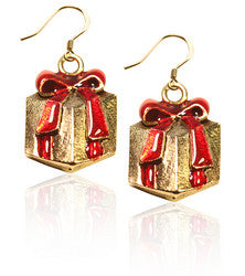 Christmas Present Charm Earrings