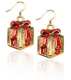 Christmas Present Charm Earrings