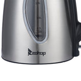 US Standard ZOKOP HD-1802S 110V 1500W 1.8L Stainless Steel Electric Kettle with Water Window *