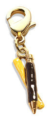 Ruler & Pencil Charm Dangle