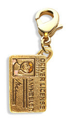 Drivers License Charm Dangle