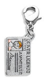 Drivers License Charm Dangle