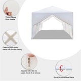 3 x 9m (9'10" x 29'6") Eight Sides Two Doors Waterproof Tent with Spiral Tubes **