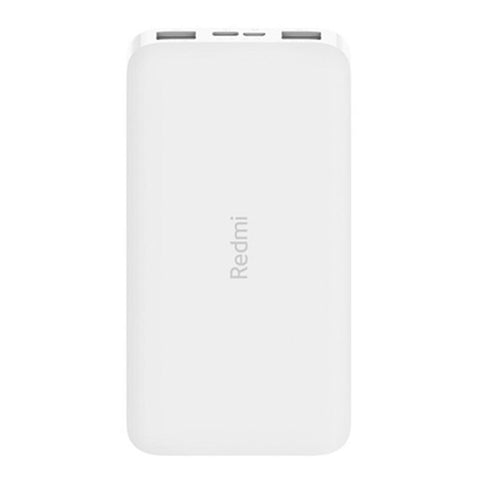 Portable Redmi Powerbank 20000mAh Dual USB Quick Charge for Xiaomi iPhone Smartphone white