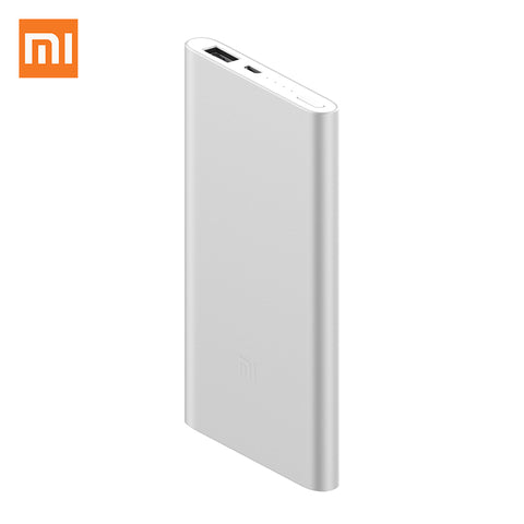 Xiaomi Power Bank 2 Protable 5000mAh External Battery Powerbank for Android iPhone Smartphone Silver