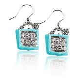 Born to Shop Bag Charm Earrings