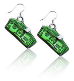 Money Clip with Money Charm Earrings