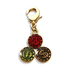 Casino Chips Charm Dangle