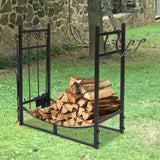 36" Firewood Holder With Tools **