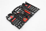 186pc Tool Set black and red **