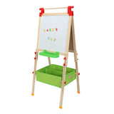 Children's Lift able Easel with Top Shaft and Non-Woven Storage HB-D126S