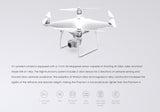 DJI Phantom 4 Advanced Drone - 4K, 60FPS, 20MP Pictures, 30 Min Flight Time, 7KM Transmission Range, 72KM/h, GPS, Return Home