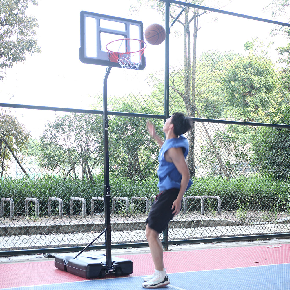 Basketball Hoop PVC Transparent Backboard with Adjustable Height 7ft - 8.5ft