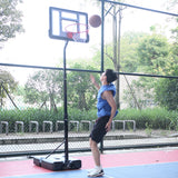 Basketball Hoop PVC Transparent Backboard with Adjustable Height 7ft - 8.5ft