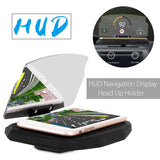 Car Mobile Phone Stand Head Up HUB Hud Display Holder For 6.5'' Mobile Phone As shown