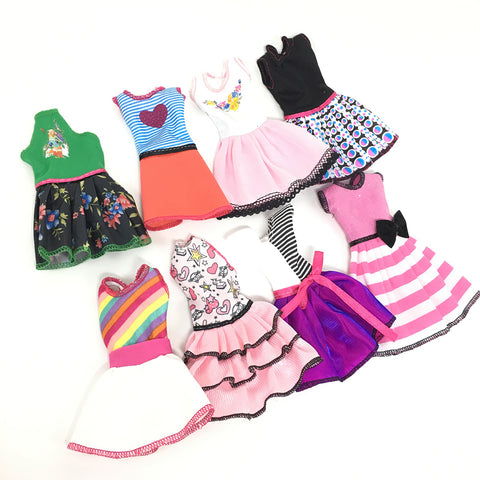 Doll's Fashionable Clothing Set Casual One-piece Dress doll Style Random5Q3V