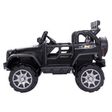 12V Kids Ride On Car Toy Rechargeable Battery 4 mph Remote Control Black US