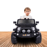 12V Kids Ride On Car Toy Rechargeable Battery 4 mph Remote Control Black US