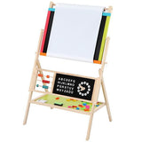 All-in-One Multifunction Wooden Kid's Art Education Easel with Accessories **