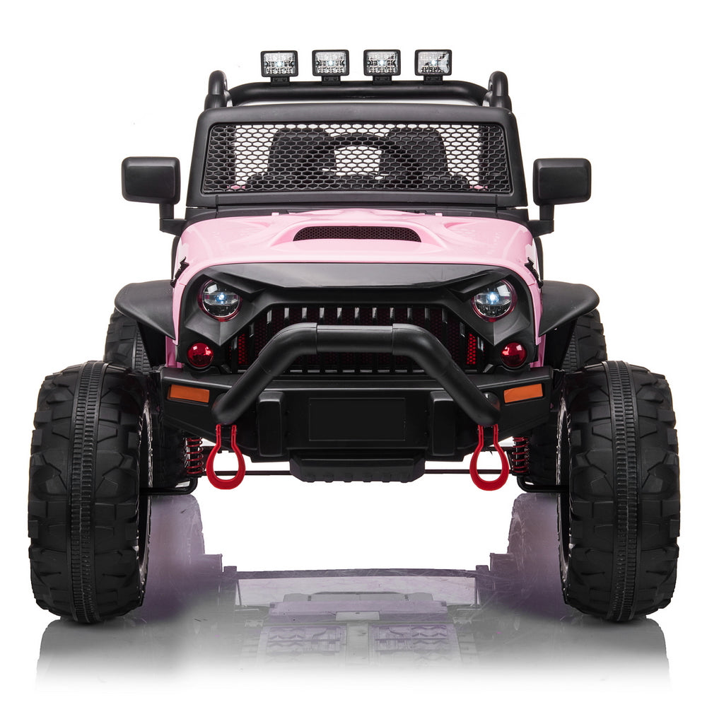 12V Ride On Car Truck with Remote Control, 3 Speeds, LED Light