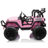 12V Ride On Car Truck with Remote Control, 3 Speeds, LED Light