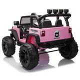 12V Ride On Car Truck with Remote Control, 3 Speeds, LED Light