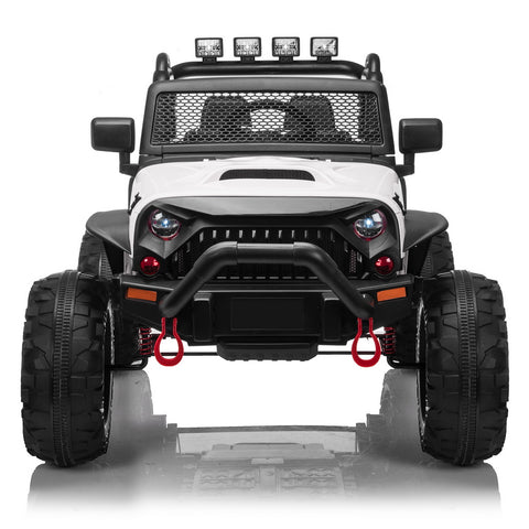 12V Ride On Car Truck with Remote Control, 3 Speeds, LED Light