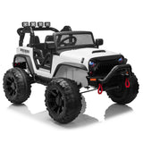 12V Ride On Car Truck with Remote Control, 3 Speeds, LED Light