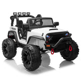 12V Ride On Car Truck with Remote Control, 3 Speeds, LED Light