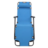 RHC-202 Portable Dual Purposes Extendable Folding Reclining Chair Blue